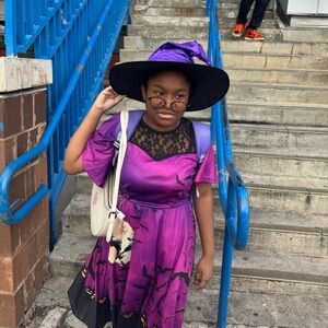 Purple Witch Costume Dress